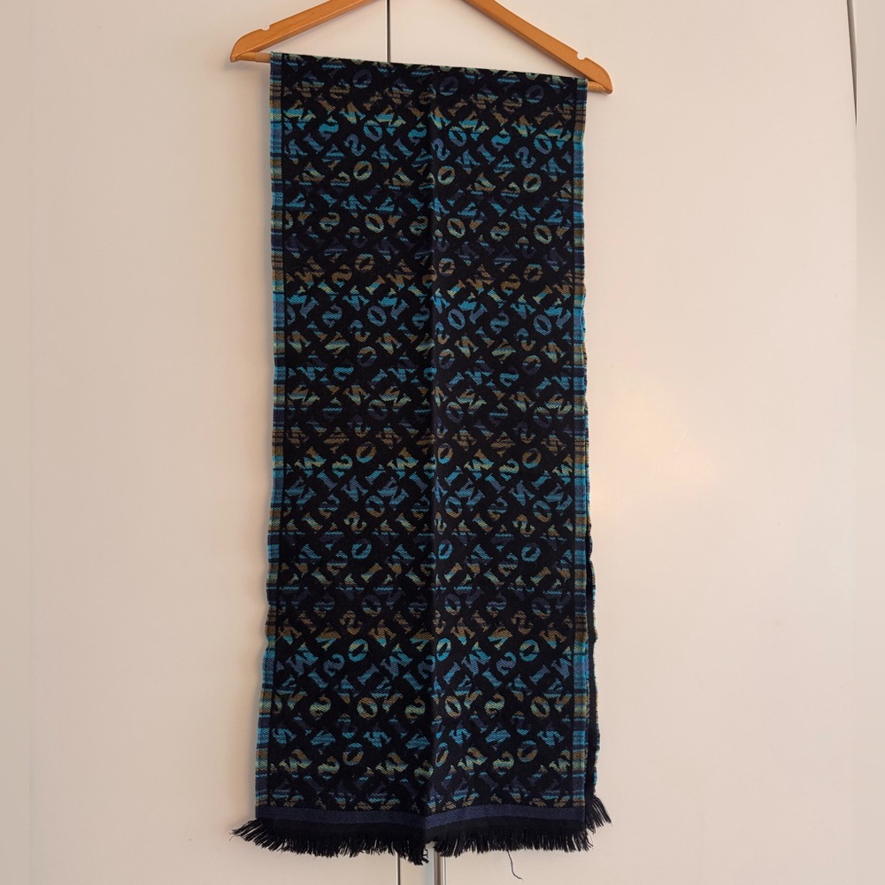 Missoni Multicolor Reversible Wool Scarf